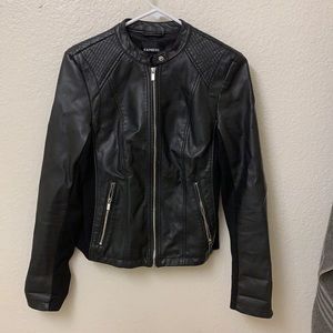 Express Black Leather Jacket
